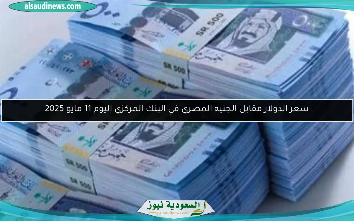 سعر الدولار مقابل الجنيه المصري في البنك المركزي اليوم 11 مايو 2025