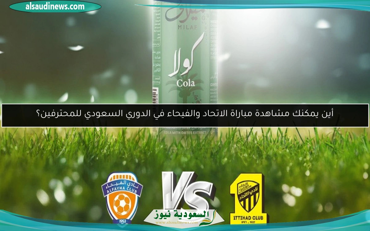أين يمكنك مشاهدة مباراة الاتحاد والفيحاء في الدوري السعودي للمحترفين؟