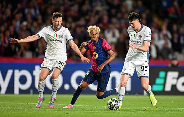 تشكيلة القنوات لمباراة برشلونة وإنتر ميلان في دوري الأبطال اليوم