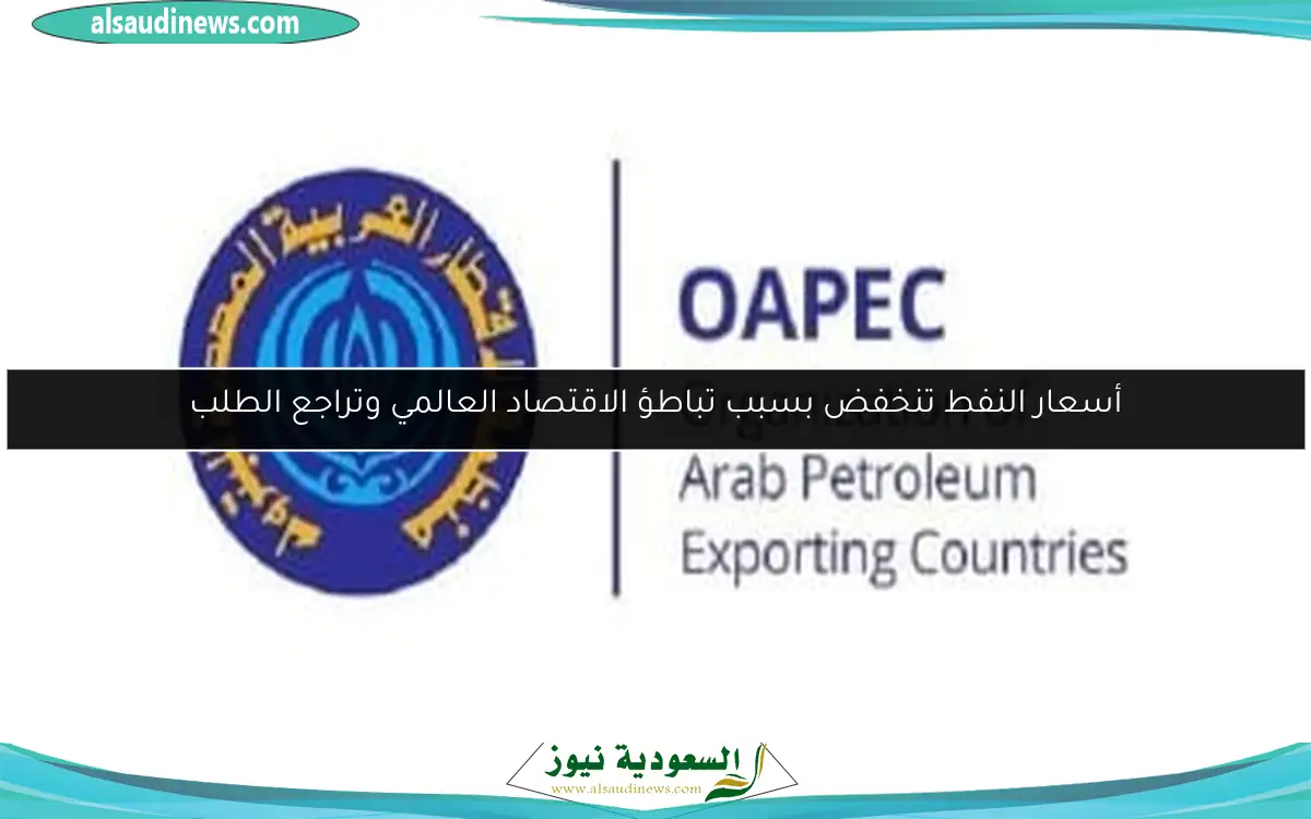 أسعار النفط تنخفض بسبب تباطؤ الاقتصاد العالمي وتراجع الطلب
