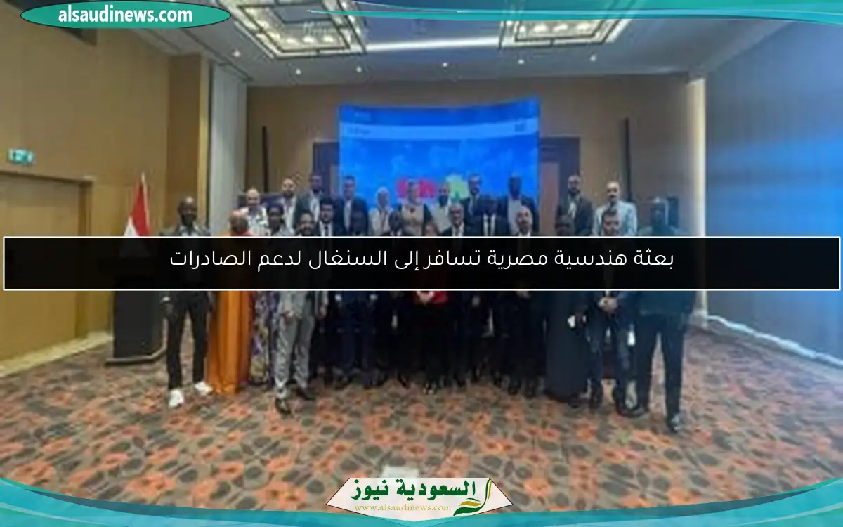 بعثة هندسية مصرية تسافر إلى السنغال لدعم الصادرات