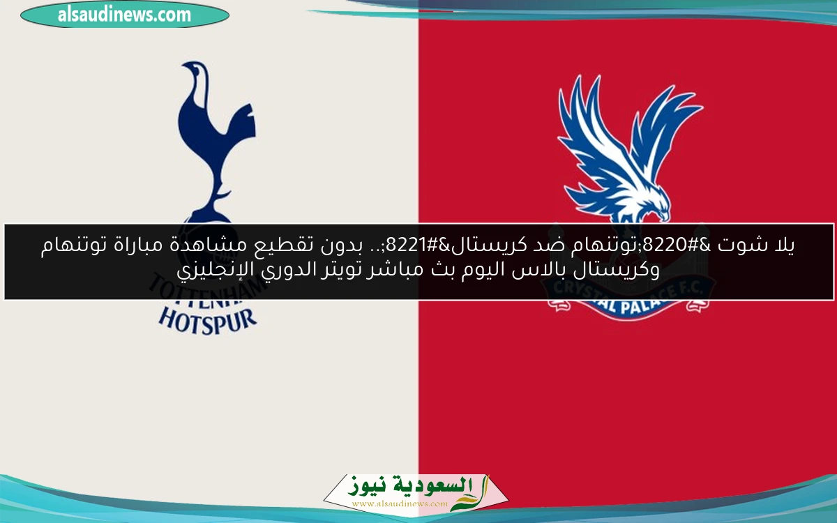 خسارة “توتنهام ضد كريستال” 0-2.. نتيجة مباراة توتنهام وكريستال بالاس اليوم الدوري الإنجليزي