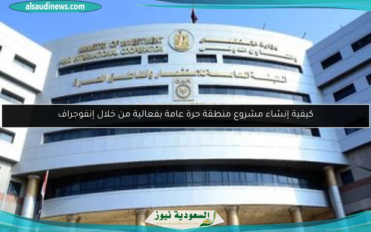 كيفية إنشاء مشروع منطقة حرة عامة بفعالية من خلال إنفوجراف
