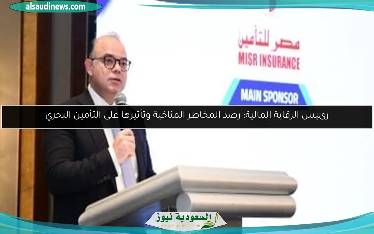 رئيس الرقابة المالية: رصد المخاطر المناخية وتأثيرها على التأمين البحري