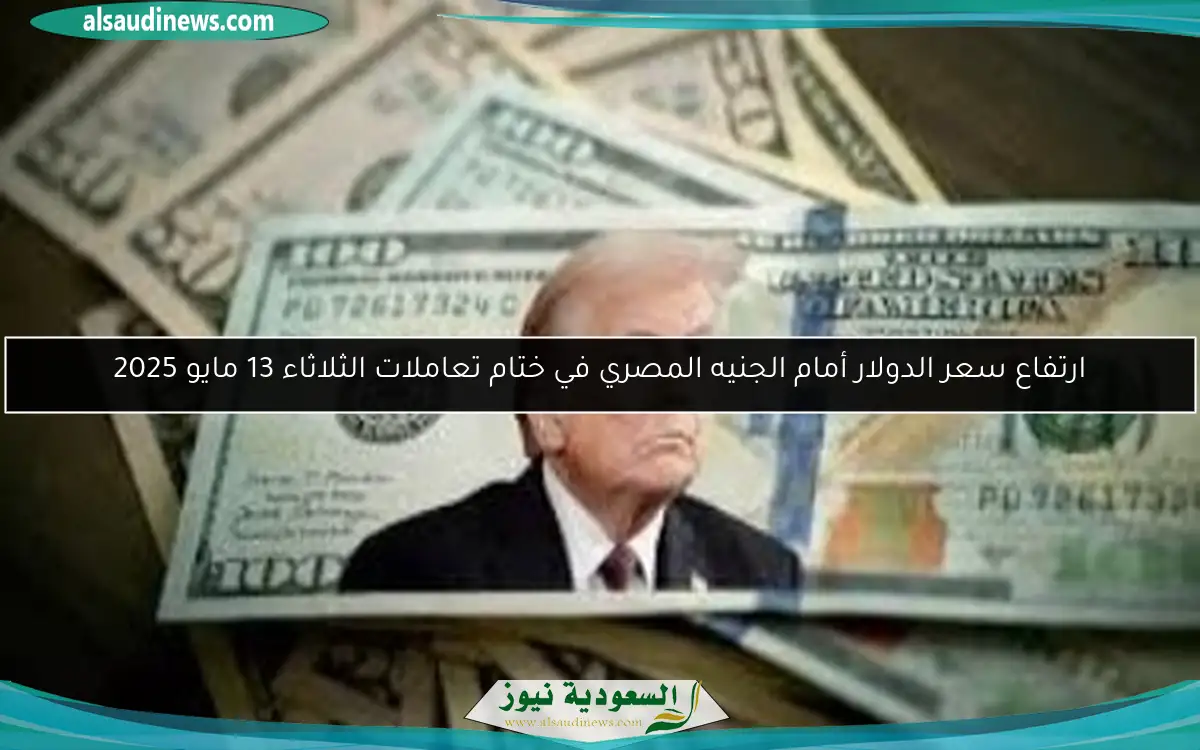 ارتفاع سعر الدولار أمام الجنيه المصري في ختام تعاملات الثلاثاء 13 مايو 2025