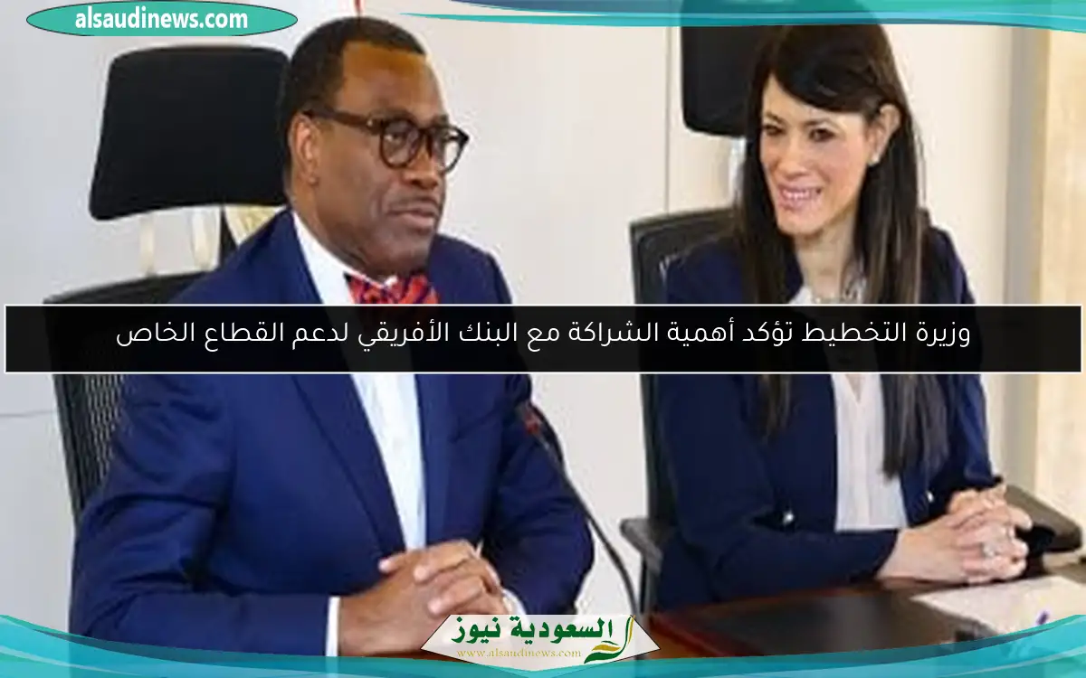وزيرة التخطيط تؤكد أهمية الشراكة مع البنك الأفريقي لدعم القطاع الخاص