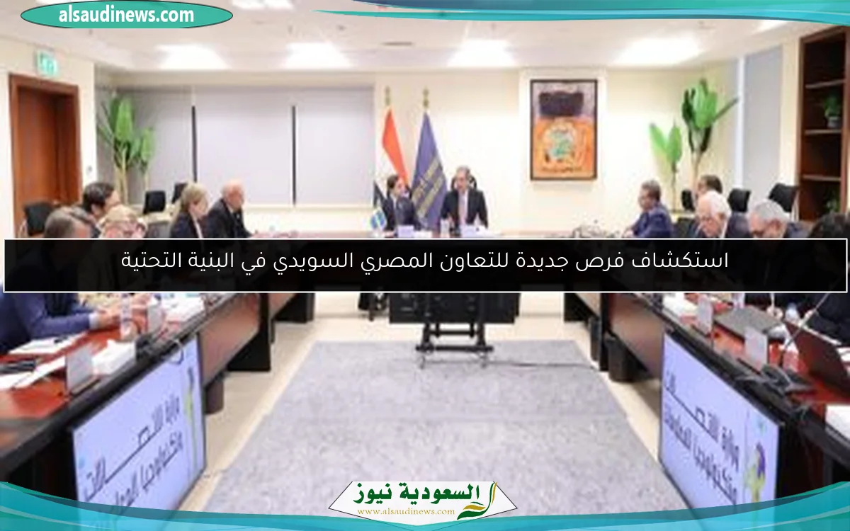 استكشاف فرص جديدة للتعاون المصري السويدي في البنية التحتية