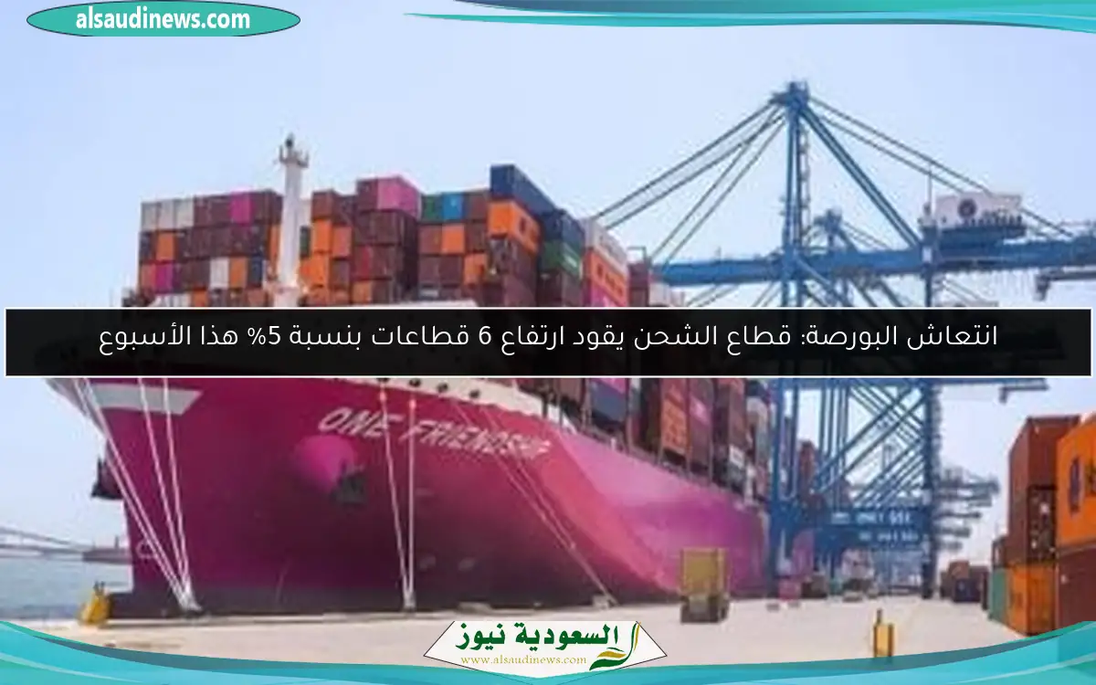 انتعاش البورصة: قطاع الشحن يقود ارتفاع 6 قطاعات بنسبة 5% هذا الأسبوع