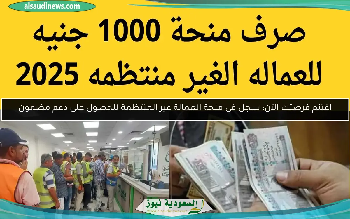 اغتنم فرصتك الآن: سجل في منحة العمالة غير المنتظمة للحصول على دعم مضمون
