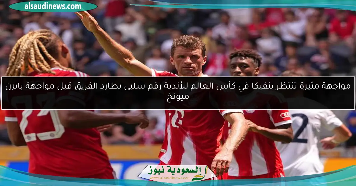 مواجهة مثيرة تنتظر بنفيكا في كأس العالم للأندية رقم سلبى يطارد الفريق قبل مواجهة بايرن ميونخ