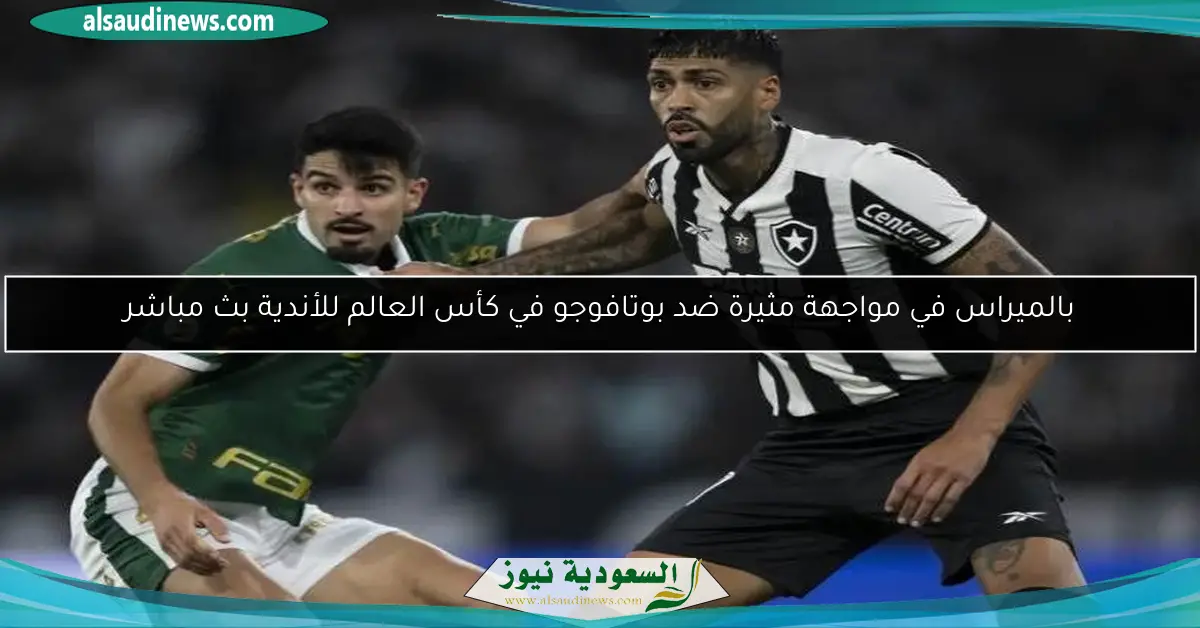 بالميراس في مواجهة مثيرة ضد بوتافوجو في كأس العالم للأندية بث مباشر