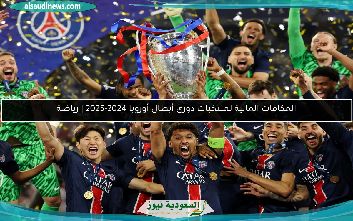المكافآت المالية لمنتخبات دوري أبطال أوروبا 2024-2025 | رياضة