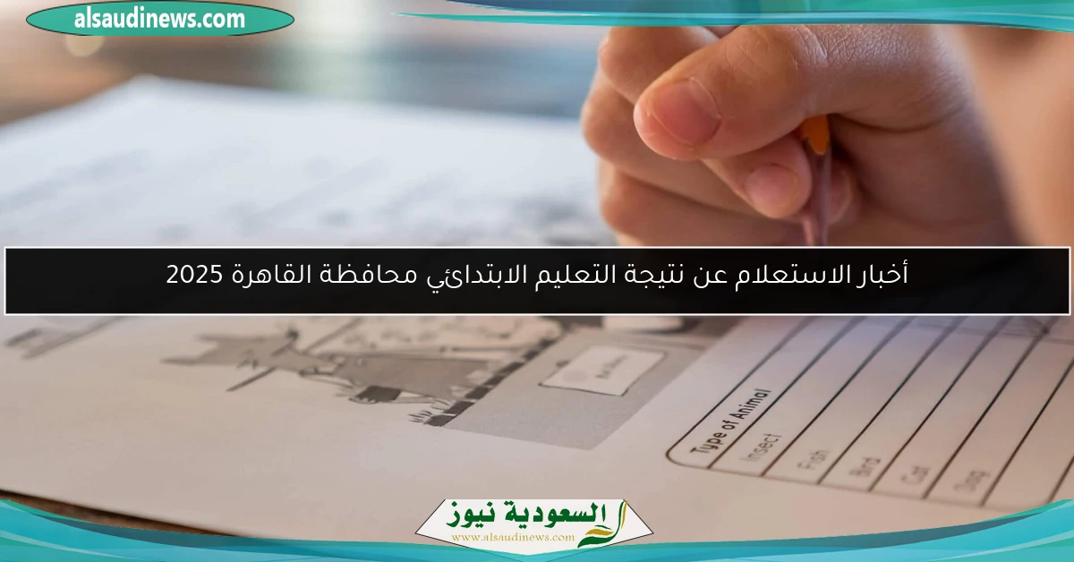 أخبار الاستعلام عن نتيجة التعليم الابتدائي محافظة القاهرة 2025