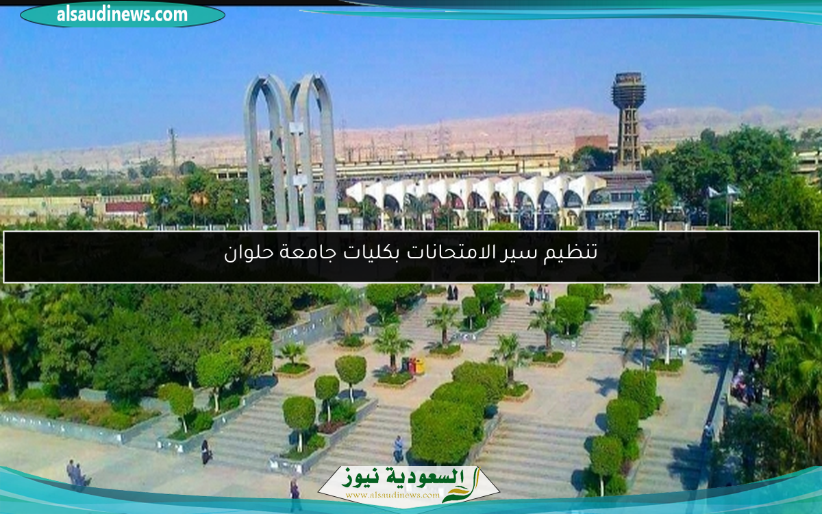 تنظيم سير الامتحانات بكليات جامعة حلوان