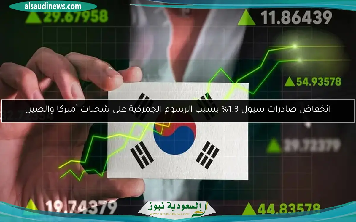 انخفاض صادرات سيول 1.3% بسبب الرسوم الجمركية على شحنات أميركا والصين