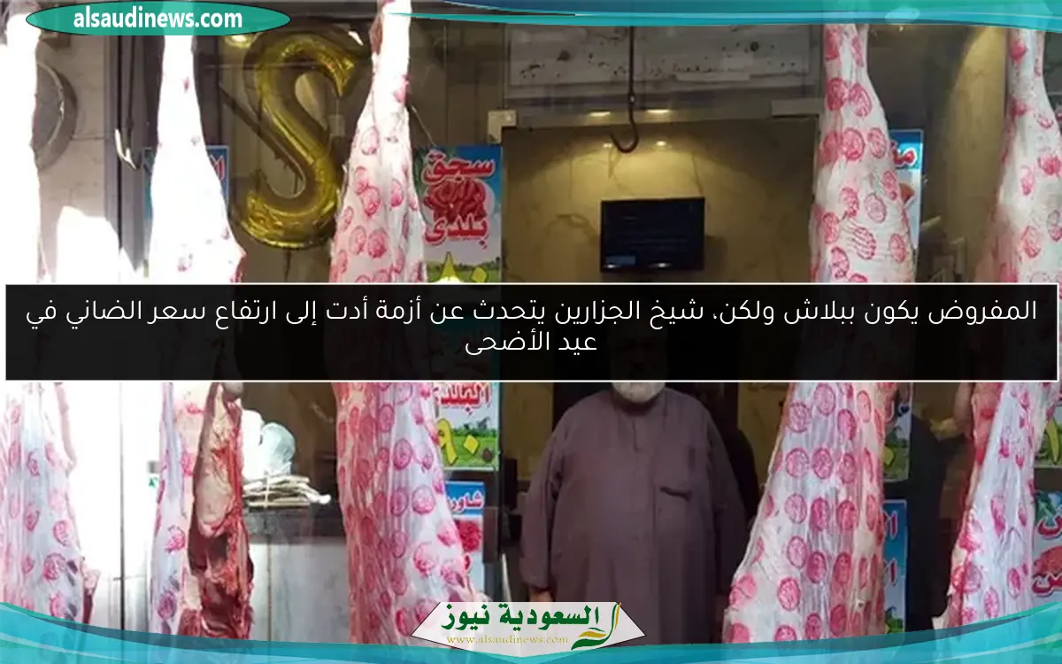 المفروض يكون ببلاش ولكن، شيخ الجزارين يتحدث عن أزمة أدت إلى ارتفاع سعر الضاني في عيد الأضحى