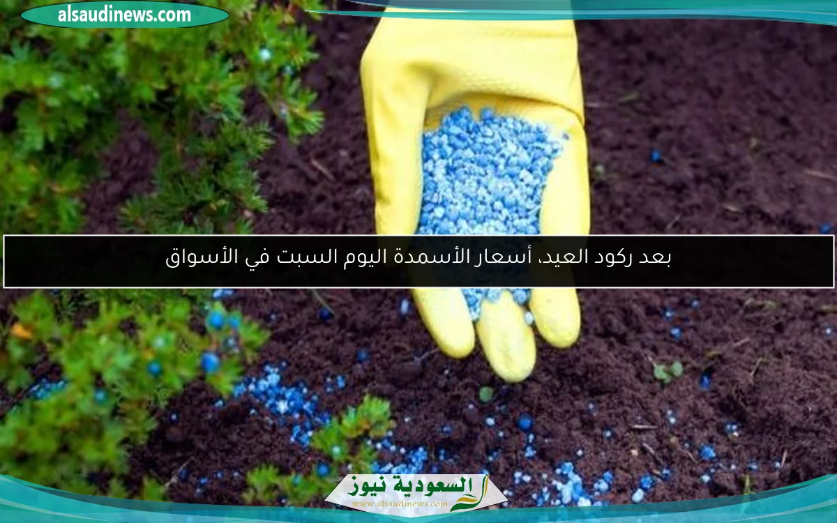 بعد ركود العيد، أسعار الأسمدة اليوم السبت في الأسواق