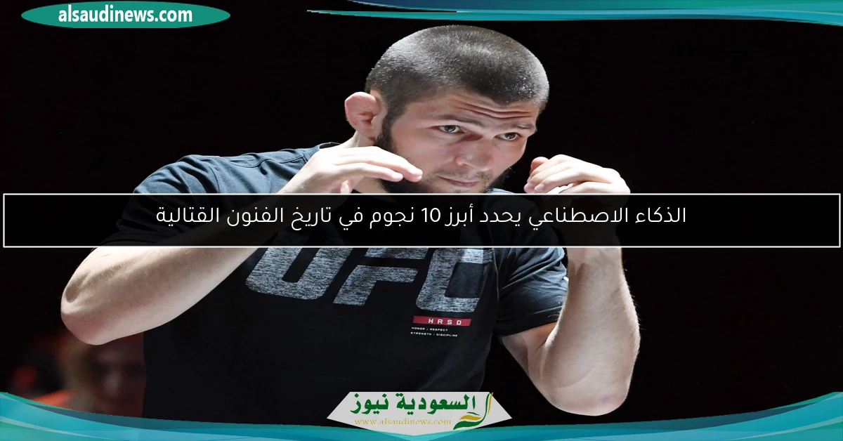 الذكاء الاصطناعي يحدد أبرز 10 نجوم في تاريخ الفنون القتالية