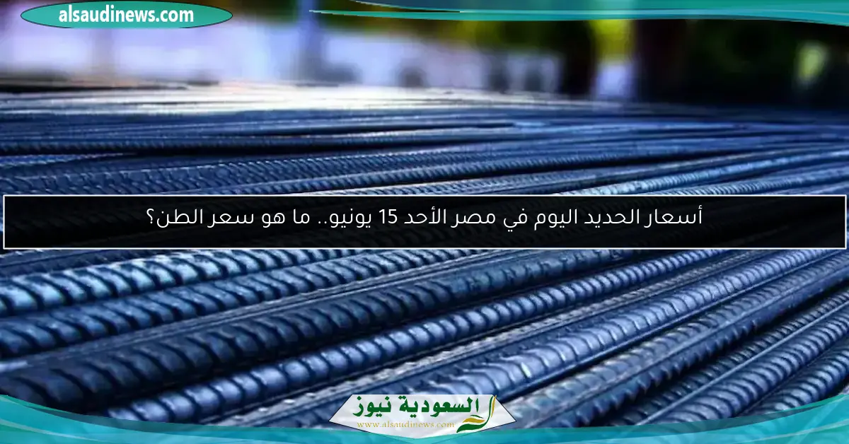 أسعار الحديد اليوم في مصر الأحد 15 يونيو.. ما هو سعر الطن؟