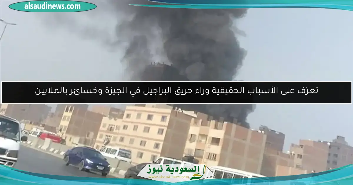 تعرّف على الأسباب الحقيقية وراء حريق البراجيل في الجيزة وخسائر بالملايين