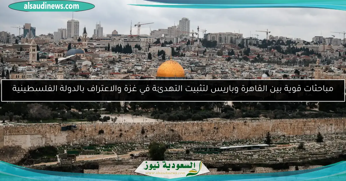 مباحثات قوية بين القاهرة وباريس لتثبيت التهدئة في غزة والاعتراف بالدولة الفلسطينية