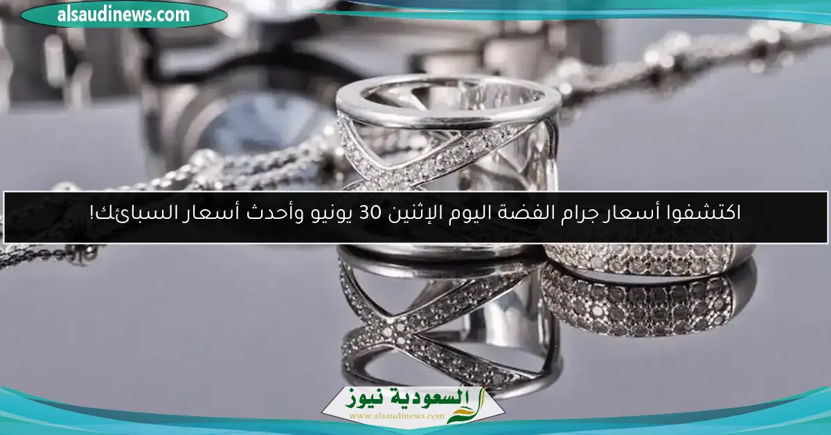 اكتشفوا أسعار جرام الفضة اليوم الإثنين 30 يونيو وأحدث أسعار السبائك!