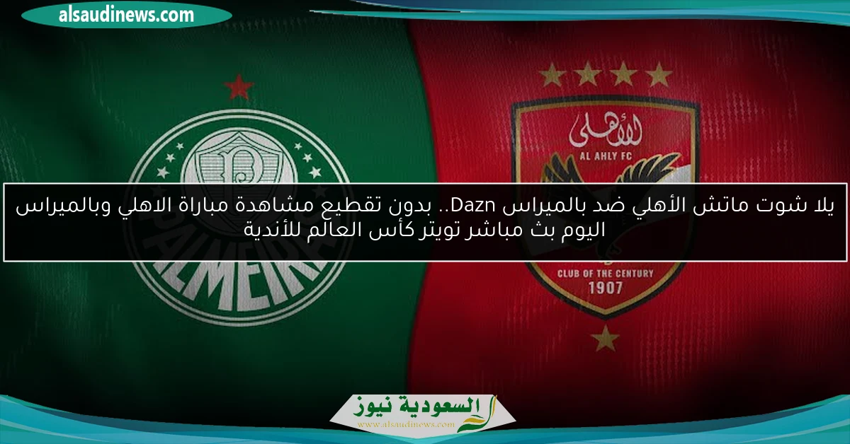 خسارة الأهلي ضد بالميراس وسط العاصفة.. نتيجة مباراة الاهلي وبالميراس اليوم كأس العالم للأندية