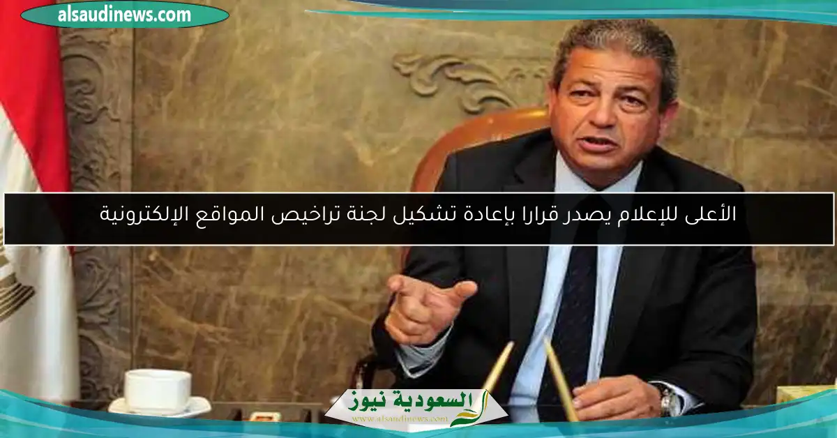 الأعلى للإعلام يصدر قرارا بإعادة تشكيل لجنة تراخيص المواقع الإلكترونية