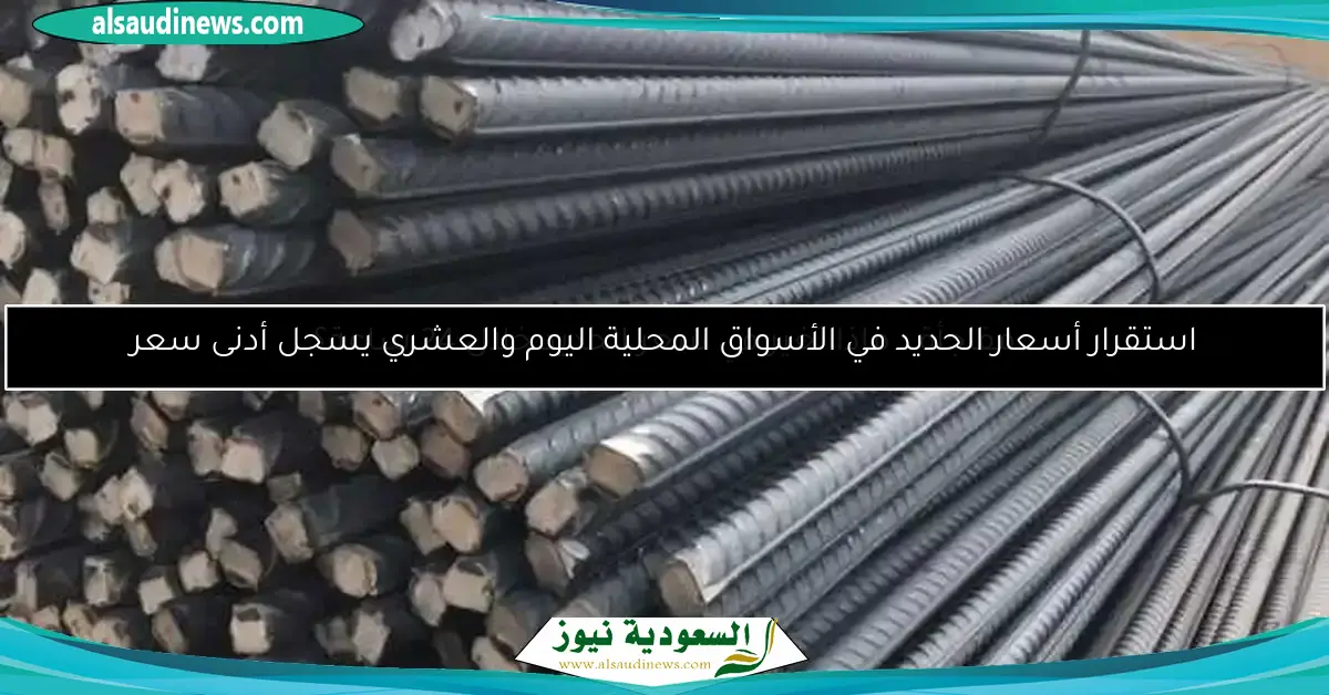 استقرار أسعار الحديد في الأسواق المحلية اليوم والعشري يسجل أدنى سعر
