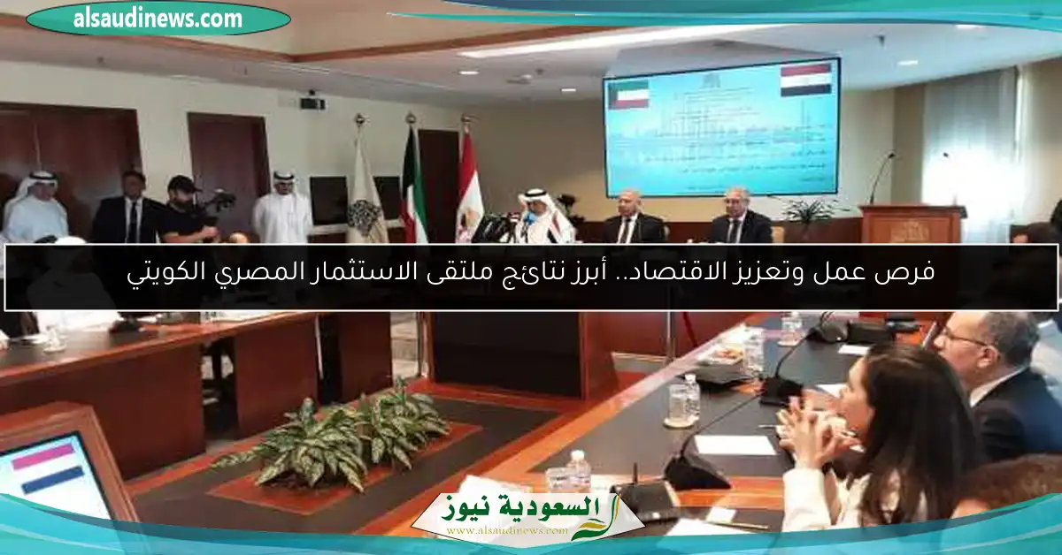 فرص عمل وتعزيز الاقتصاد.. أبرز نتائج ملتقى الاستثمار المصري الكويتي