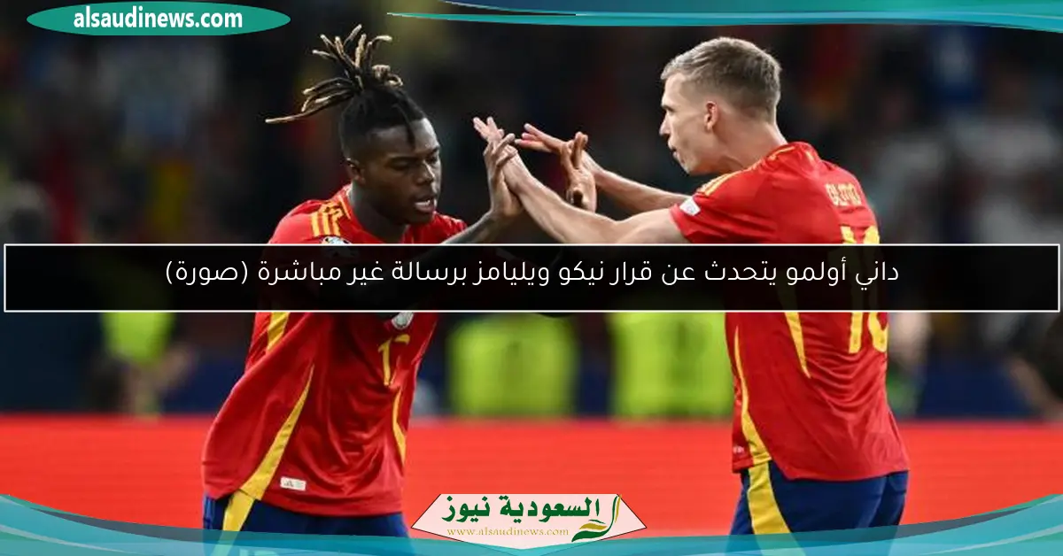 داني أولمو يتحدث عن قرار نيكو ويليامز برسالة غير مباشرة (صورة)