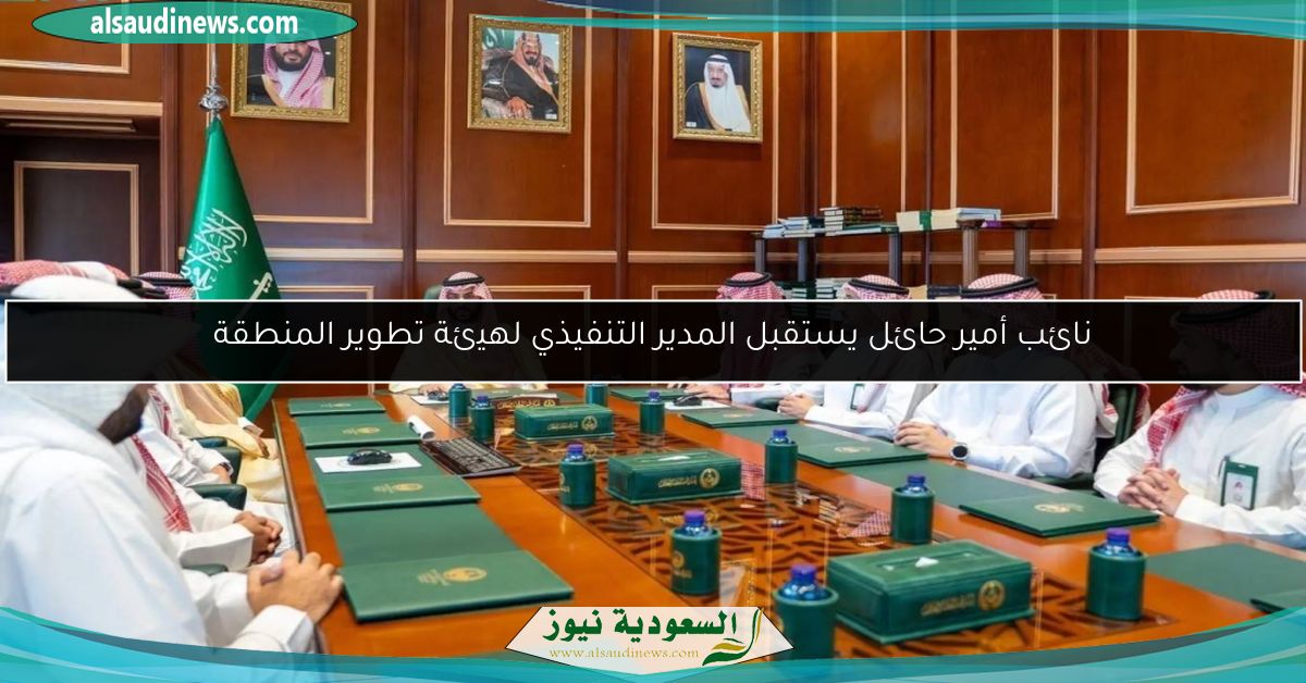 نائب أمير حائل يستقبل المدير التنفيذي لهيئة تطوير المنطقة