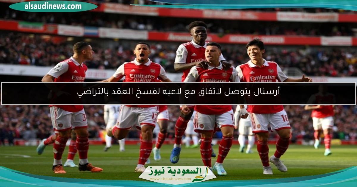 أرسنال يتوصل لاتفاق مع لاعبه لفسخ العقد بالتراضي