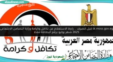 الاستعلام عن تكافل وكرامة وزارة التضامن الاجتماعى