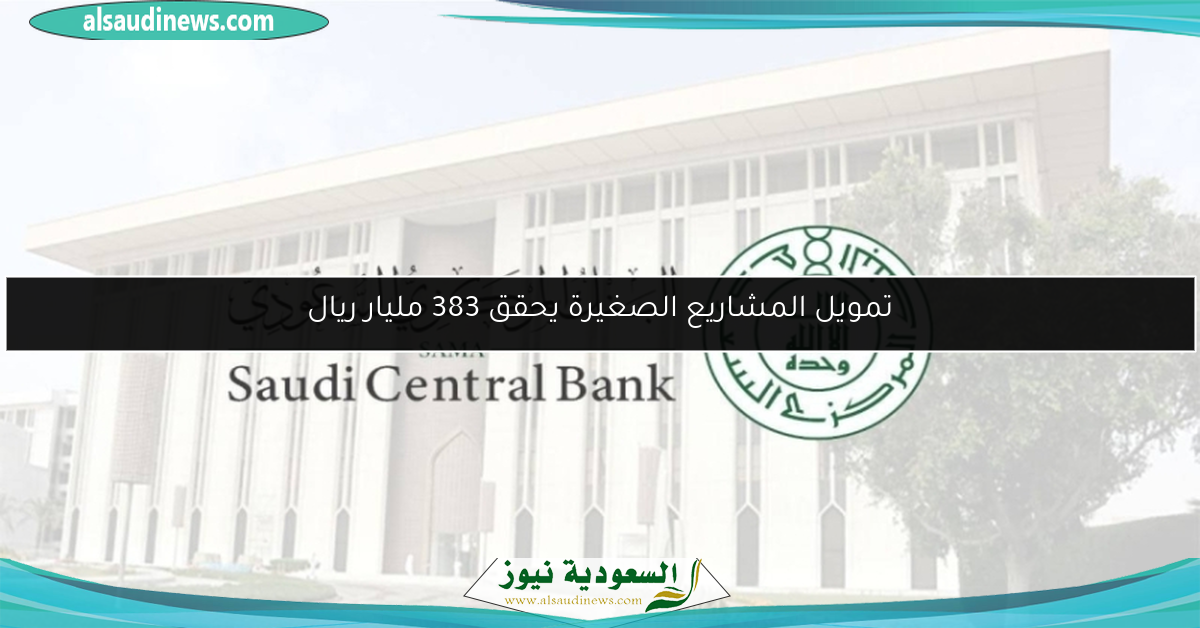 تمويل المشاريع الصغيرة يحقق 383 مليار ريال