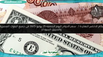 سعر الدولار