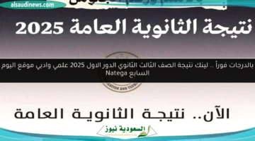 نتيجة الصف الثالث الثانوي