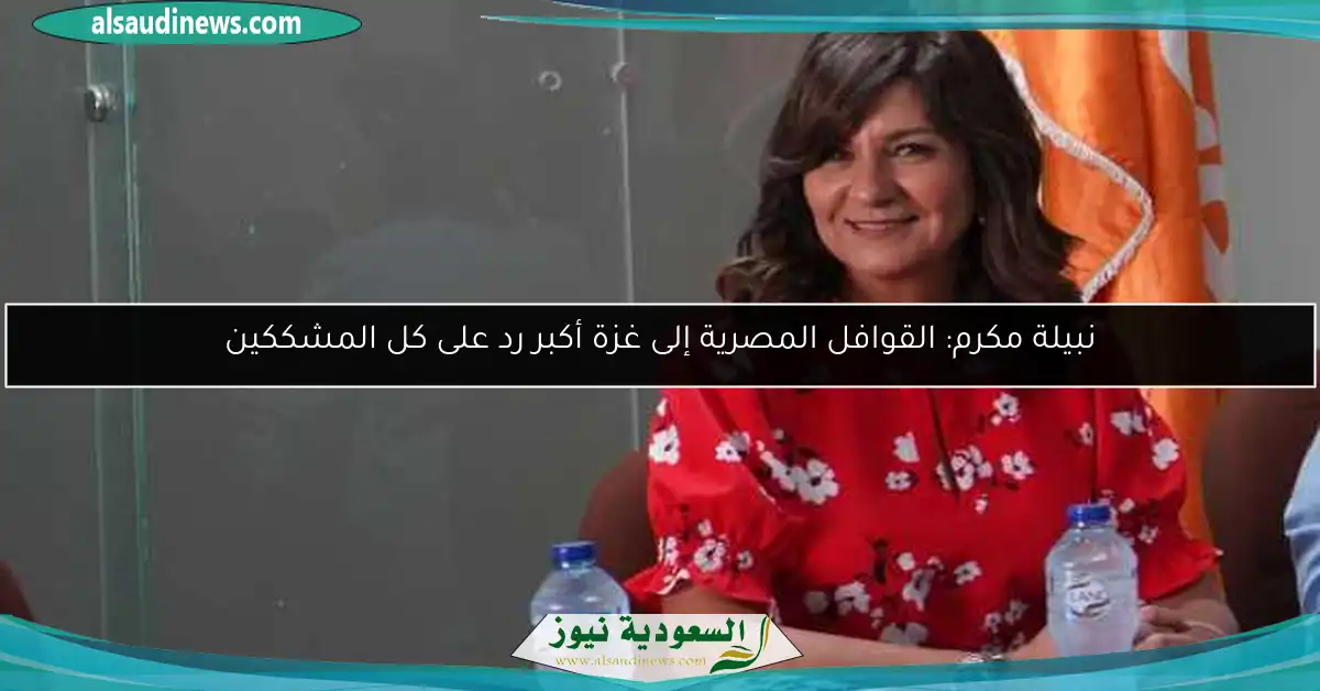 نبيلة مكرم: القوافل المصرية إلى غزة أكبر رد على كل المشككين