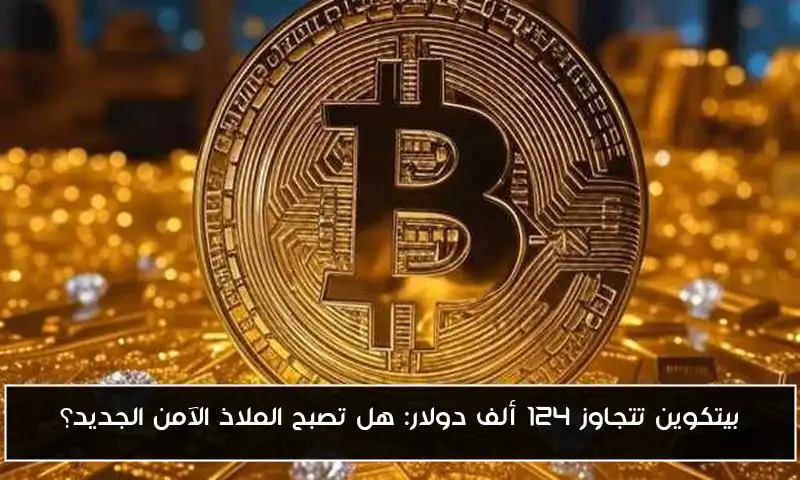 بيتكوين تتجاوز 124 ألف دولار: هل تصبح الملاذ الآمن الجديد؟