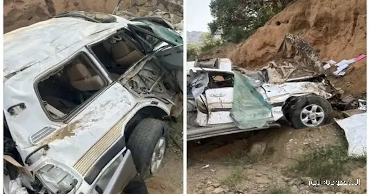 حادث مأسوي في جازان يودي بحياة 4 معلمات وسائق نتيجة انقلاب مركبتهم في طريق جبلي