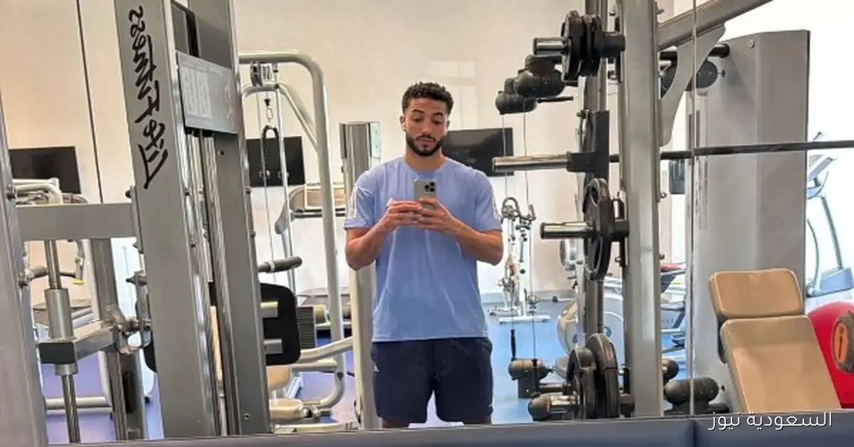 محمد عبد المنعم يتألق في أحدث إطلالة له من الجيم