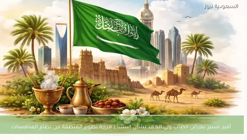 أمير عسير يعرض خطاب ولي العهد بشأن استثناء هيئة تطوير المنطقة من نظام المنافسات