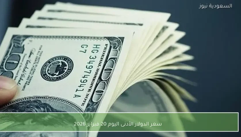 سعر الدولار الأدنى اليوم 20 فبراير 2026