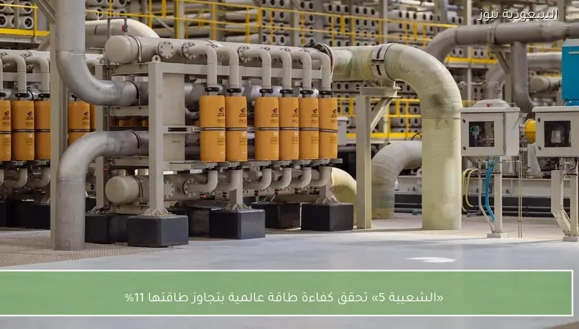 «الشعيبة 5» تحقق كفاءة طاقة عالمية بتجاوز طاقتها 11%