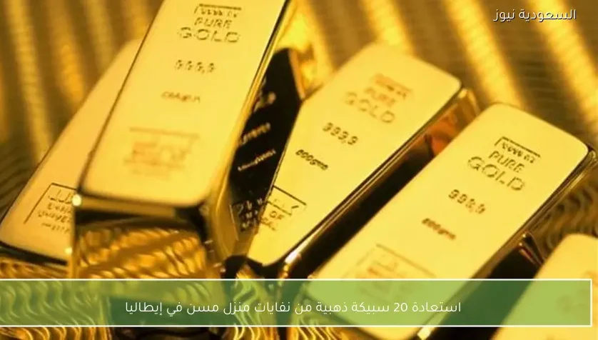 استعادة 20 سبيكة ذهبية من نفايات منزل مسن في إيطاليا