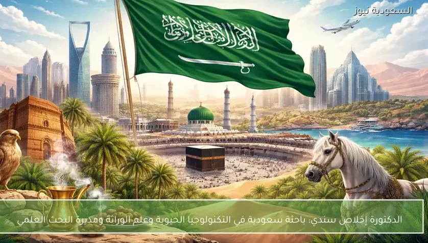 الدكتورة إخلاص سندي: باحثة سعودية في التكنولوجيا الحيوية وعلم الوراثة ومديرة البحث العلمي