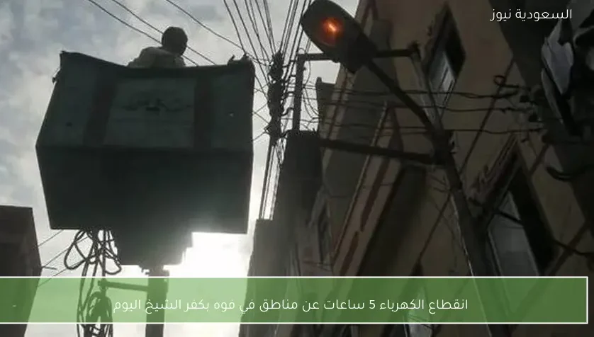انقطاع الكهرباء 5 ساعات عن مناطق في فوه بكفر الشيخ اليوم