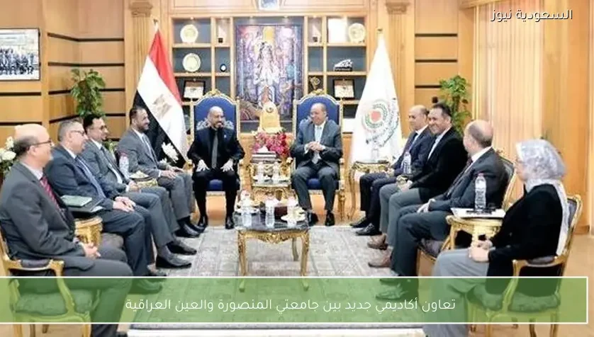 تعاون أكاديمي جديد بين جامعتي المنصورة والعين العراقية