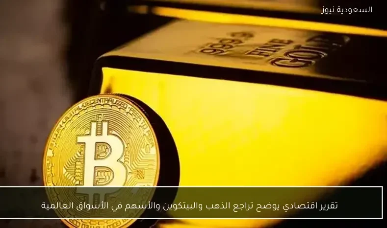 تقرير اقتصادي يوضح تراجع الذهب والبيتكوين والأسهم في الأسواق العالمية