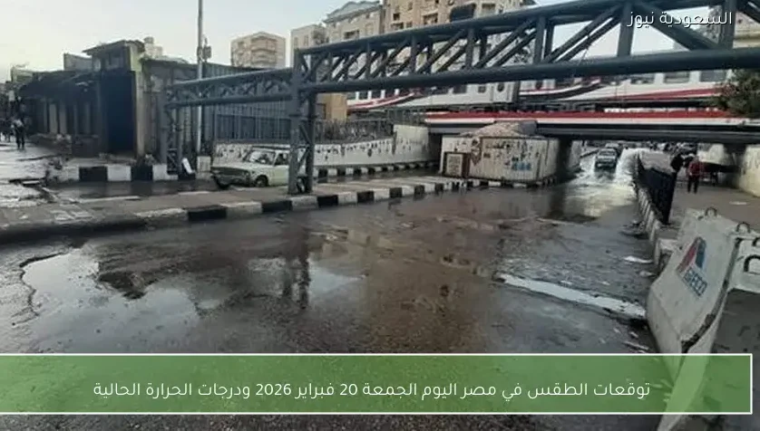 توقعات الطقس في مصر اليوم الجمعة 20 فبراير 2026 ودرجات الحرارة الحالية